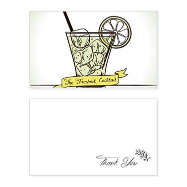 Imagem de Suco de limão Tubularis sorvete cartão de agradecimento papel de aniversário saudação casamento apreciação
