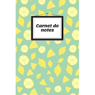 Imagem de Carnet de notes: citron | fruits | été | carnet de notes | carnet de dessin | cadeau | livre à colorier | journal | agenda | 120 pages | format 6x9 pouces | pointillé | grille de points
