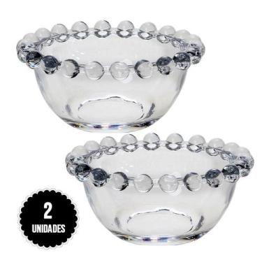 Imagem de Conjunto 2 Bowl Ramequin Cristal Perola 75ml Classhome - Class Home