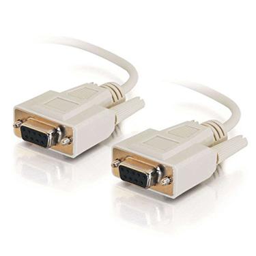 Imagem de C2G/Cables to Go 03044 DB9 F/F Serial RS232 Cabo modem nulo - Bege (1,82 m)