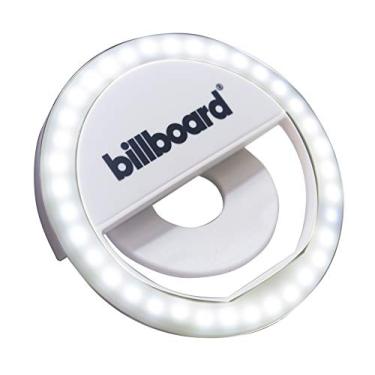 Imagem de Luminária LED Selfie Ring Light Billboard recarregável com clipe para Smartphone e Tablet