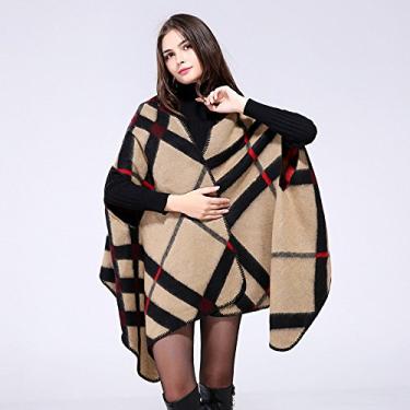 Imagem de Womens Ladies Dress Poncho Cloak Shawl Cape Scarf Wrape Coat Jacket Outwear