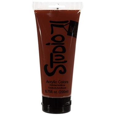 Imagem de West Coast Paracord Tinta acrílica para tubos – Kit de tinta multiuso para todos os níveis – 200 ml – pigmento rico – (Siena queimada)