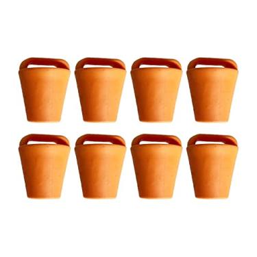 Imagem de Fancyes 8x Plugues de Embornal de Caiaque, Rolhas de Furos de Drenagem com Alça Plugues de Drenagem de Caiaque Portáteis para, Canoa, Esportes Aquáticos, Laranja, eu