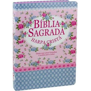 Imagem de Bíblia Com Harpa Letra Gigante Letras Vermelhas Florida