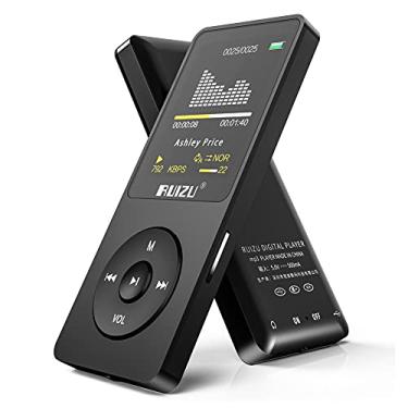 Imagem de Leitor de MP3 RUIZU X02, 16 GB, reprodutor de música ultrafino, bateria de longa duração, rádio FM, gravador de voz, reprodução de vídeo, leitura de texto, reprodução de 80 horas e expansível até 128 GB (preto)
