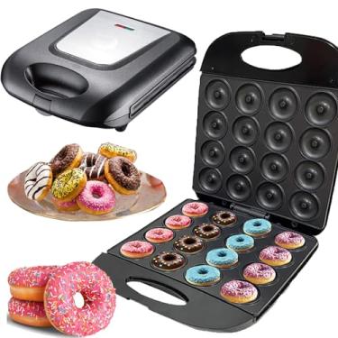 Imagem de SikRea MáQuina De Assar Donuts Antiaderente (16 Mini Donuts), Moderno