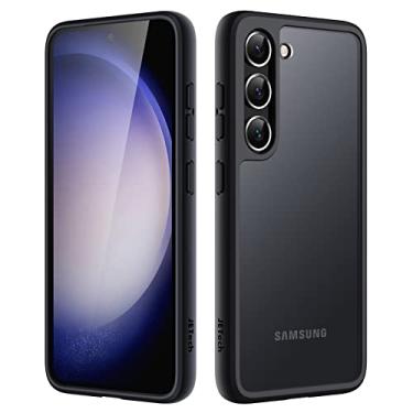 Imagem de JETech Capa Fosca para Samsung Galaxy S23 5G 6,1 Polegadas, Capa Protetora Fina Fosca Translúcida para Celular, Anti-Impressão Digital (Preto)