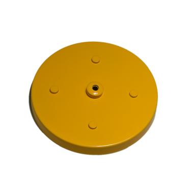 Imagem de Canopla para Pendente Redonda 5 Lâmpadas Metal Amarelo