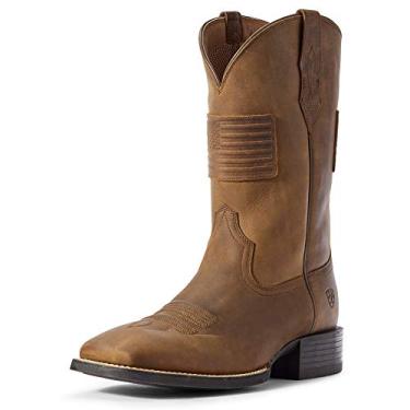 Imagem de ARIAT Bota masculina Sport Patriot II Western, Bronze envelhecido, 7