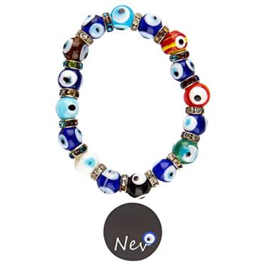 Imagem de nevfactory Pulseira com olho turco | Pulseira turca com olho turco.., Large, Cristal, Sem pedras preciosas