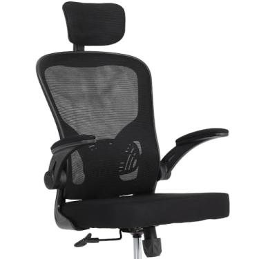 Imagem de Cadeira de Escritório Presidente Moob Veneza Giratória Ergonômica Com Sistema Relax Preta