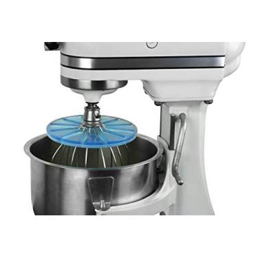 Imagem de Whisk Wiper® PRO compatível com batedeiras de suporte para tigela KitchenAid – Misture sem a bagunça – O melhor acessório de batedeira de suporte – Compatível apenas com batedeiras de 6 fios (azul vidro)
