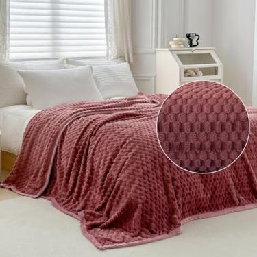 Imagem de Cobertor Queen Alaska Dupla Face Manta Flannel Super Soft- Rosê