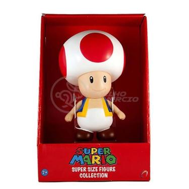 Imagem de Boneco Action Figure Cogumelo Toad Super Size 20Cm Mario