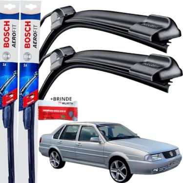 Imagem de Par Palheta Limpador Parabrisa Dianteiro Silicone Bosch Paleta Santana 1998 á→2006