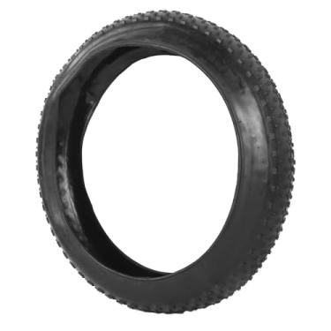 Imagem de Pneus Elétricos da Bicicleta da Neve, Pneu Gordo Resistente à Punção da Bicicleta do Pneu 60tpi da Bicicleta da Neve para a Equitação da Rua do Terreno áspero da Praia (Preto)