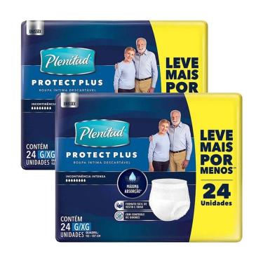 Imagem de Kit 2 und Roupa Íntima Plenitud Protect Plus G/xg 24 und