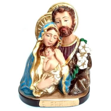 Imagem de Imagem busto sagrada família 20 cm gesso