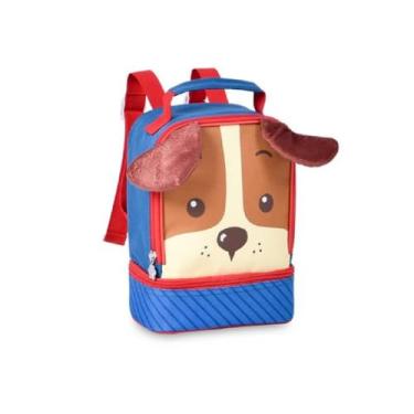 Imagem de Lancheira Bolsa Térmica Infantil Cachorro Vermelho 9"-Clio Pets 2025