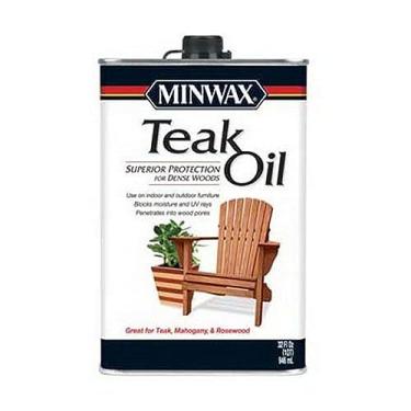 Imagem de Minwax Disponível 671004444 Óleo de Teca, Quart, Transparente, 32 Fl Oz