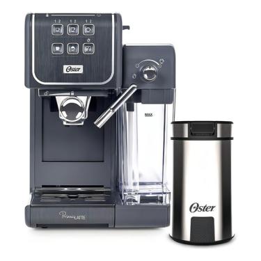 Imagem de Cafeteira Primalatte Touch E Moedor De Café Oster 127v BVSTEM6801M / OMDR100