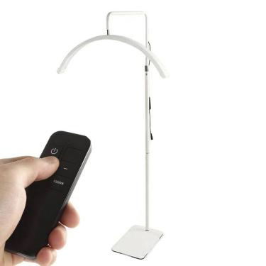 Imagem de Luminaria Piso Led 36w Meia Lua Arco Estestica Dentista Cilios Maquiagem Estudio Tatuagem Salao Beleza