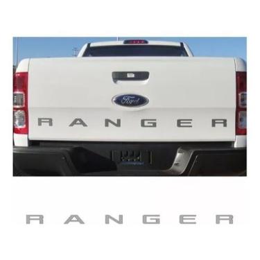 Imagem de Adesivo Letreiro Tampa Traseira Cinza Ford Ranger 2017 Rgr13 - Resitan