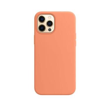 Imagem de Capa Capinha Silicone para iPhone 12 PRO MAX - GCM, Laranja