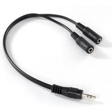 Imagem de Cabo Y P2 Macho X 2 P2 Femea 30CM P2MP2F - Vinik