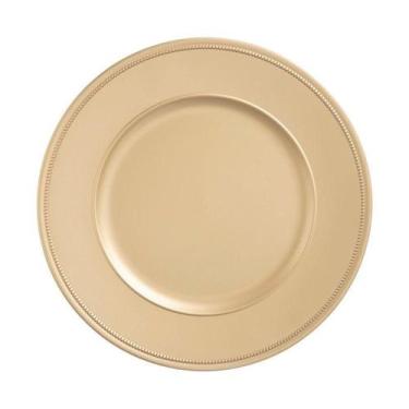 Imagem de Sousplat Flocos De Natal Brilho 33 cm - Home Style