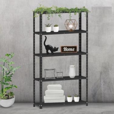 Imagem de Estante para Livros com Estrutura Metálica 5 Prateleiras - Pandin Móve