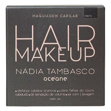 Imagem de Maquiagem Capilar Océane Hair Makeup Nádia Tambasco 4g, Preto