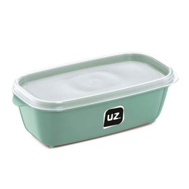 Imagem de Pote Multiuso Premium Retangular 500 mL Armazenamento Alimentos Prátic