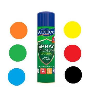 Imagem de Tinta Spray premium Todas As Cores Uso Geral E Automotivo Metal Mdf - 