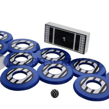 Imagem de Jogo de Futebol de Botão Klopf Azul Preto e Branco Cód. 4099