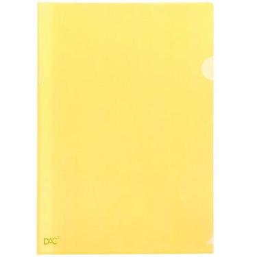 Imagem de Pasta Tipo L A4 com 10 Unidades Cores Diversas DAC, Amarelo