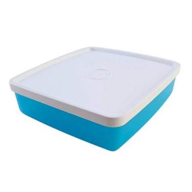 Imagem de Refri Box 400ml Azul Translúcida Tupperware