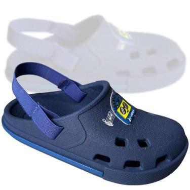 Imagem de Sandália Infantil Masculina Babuche Para Menino Sapato Emborrachado Ri