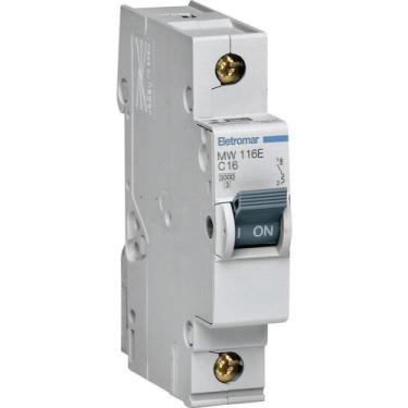 Imagem de Disjuntor Eletromar Din Iec 1 Polo 40A Curva C JW140E - Mectronic