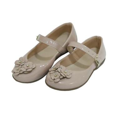 Imagem de Sapatilha Infantil Menina Sapato Boneca  Confortável Brilho Laço Stras