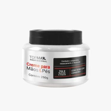 Imagem de CREME  PARA MAOS E PES TOPMAX PROFISSIONAL 250g - Top Max 