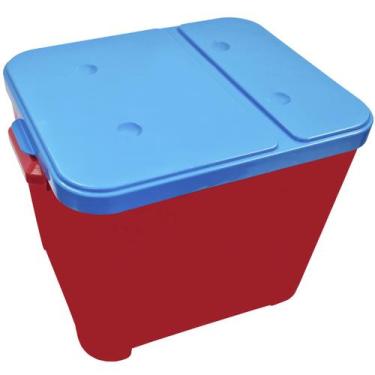Imagem de Container Furacão Pet Azul Com Tampa Azul 15Kg
