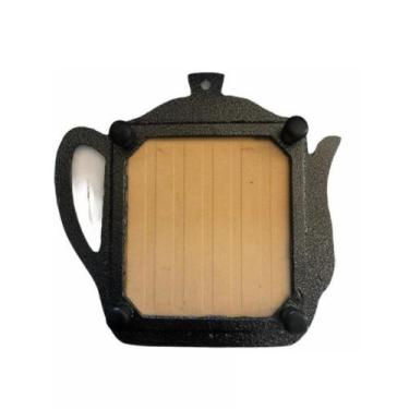 Imagem de Descanso Apoio Aparador De Panela Em Alumínio C/ Porcelana - Funditex,