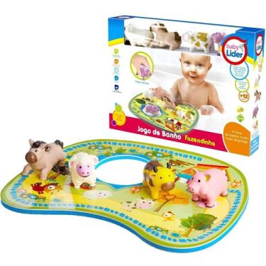 Imagem de Jogo Fazendinha Banho Do Nenem 5602 - Lider Brinquedos - Líder Brinque