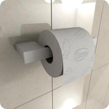 Imagem de Porta Papel Higiênico Master Branco Dupla Fixação - CONTEL STORE