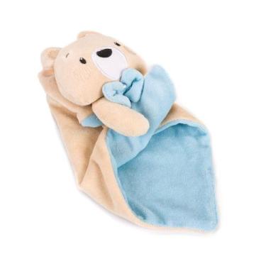 Imagem de Naninha Paninho Bebê Dormir em Plush ursinho - Dolce Affetto, azul