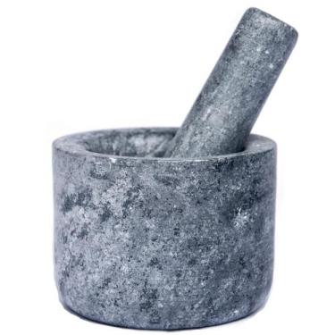 Imagem de Pilão De Pedra Sabão Liso - Leônidas