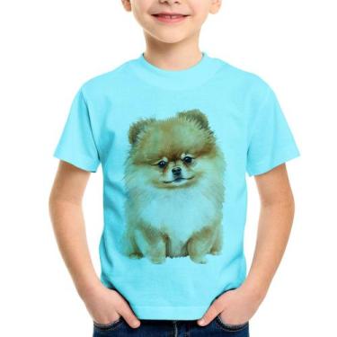 Imagem de Camiseta Infantil Cachorro Spitz Alemão Lulu da pomerânia - Foca na Mo