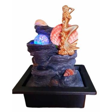 Imagem de Fonte De Agua Decorativa Sereia Wicca Concha do Mar - Althea Arte Deco